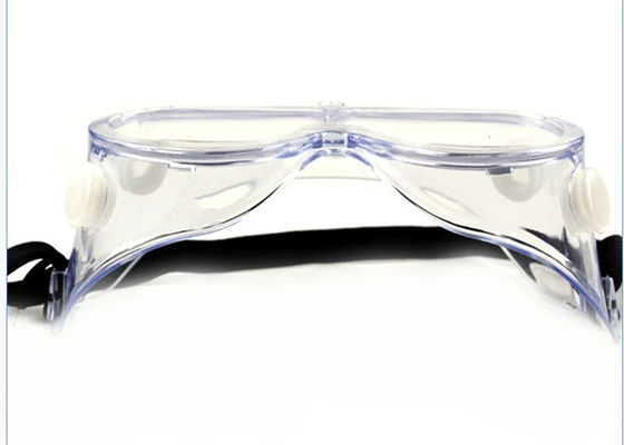 Clear Lightweight Disposable Protective Goggles Ergonomic Curved Design
