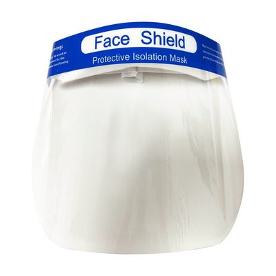 Hospital Medical Face Shield Visor , Personal Care Safety Goggles And Face Shield