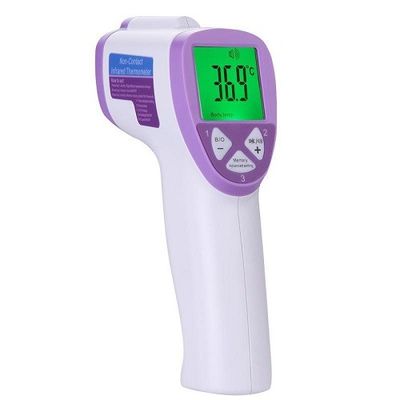 Forehead No Touch Infrared Thermometer , Digital Infrared Thermometer Baby Custom Backlight Color