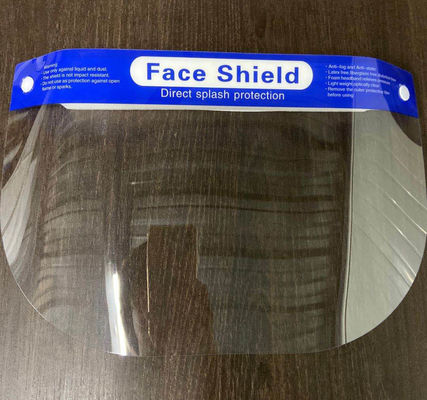 Disposable Medical Protective Face Shield Clear Color Full Face 330 * 220mm Size