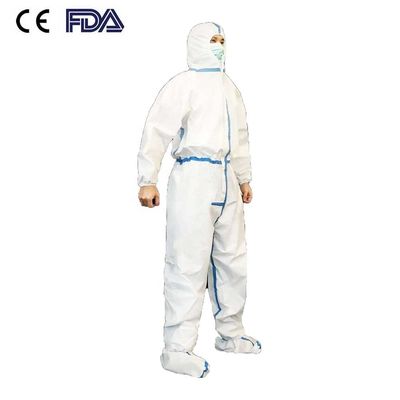 Laboratory Full Body Disposable Coveralls , Non Sterilized Disposable Body Suit
