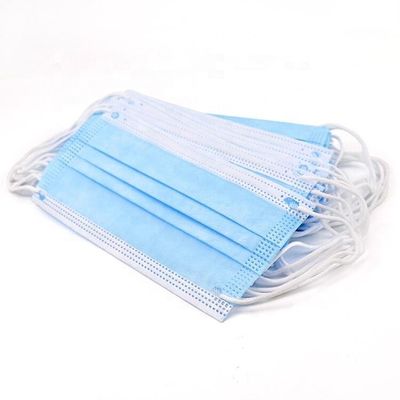 Fliud Resistant Medical Face Mask , 95% BFE / PFE 3 Ply Non Woven Face Mask