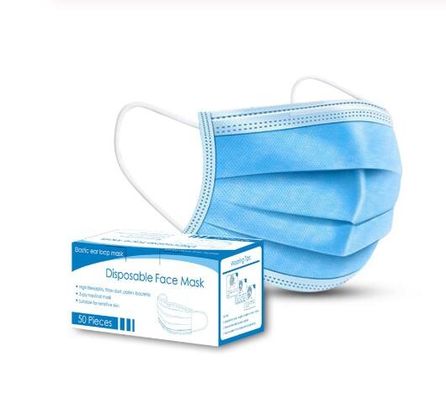 Woodworking 3 Ply Surgical Face Mask , Earloop Style Medical Breathing Mask