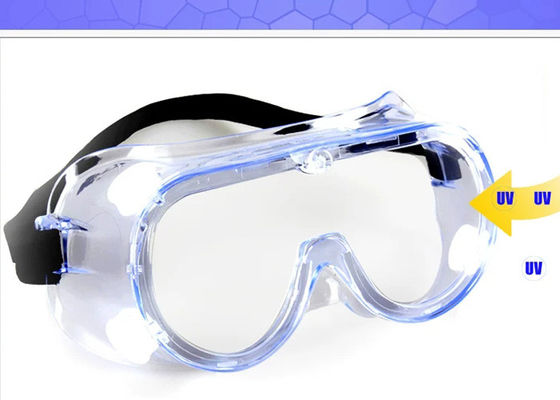 Clear Scratch Fog Resistant Safety Glasses Eco - Friendly Soft Plastic Frame