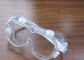 PVC Dust Proof Eyeglasses , Uv Protection Safety Goggles Adjustable Elastic Band