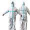 Sterilized Disposable Protective Suit SMS / PP PE Material No Dust / Mildew