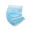 Non Woven Blue Earloop Medical Mask No Glass Fibers Hypoallergenic For Public